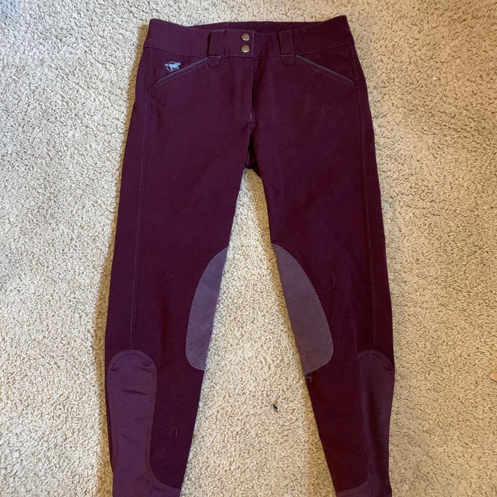 26R Maroon Piper Breeches